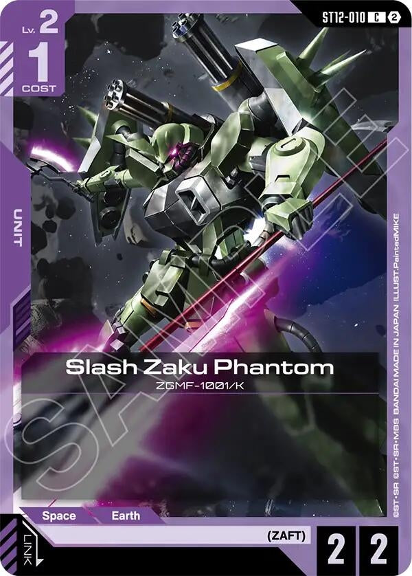 Image for Slash Zaku Phantom [Starter Deck 12: Raging Onslaught] (ST12) - Gundam Card Game