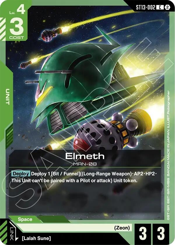 Image for Elmeth [Starter Deck 13: Silent Barrage] (ST13) - Gundam Card Game