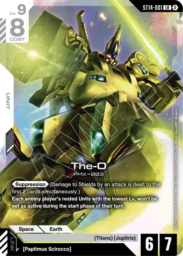 Image for The-O [Starter Deck 14: Heavy Dominion] (ST14) - Gundam Card Game