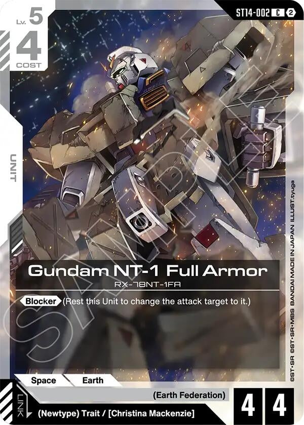Image for Gundam NT-1 Full Armor [Starter Deck 14: Heavy Dominion] (ST14) - Gundam Card Game