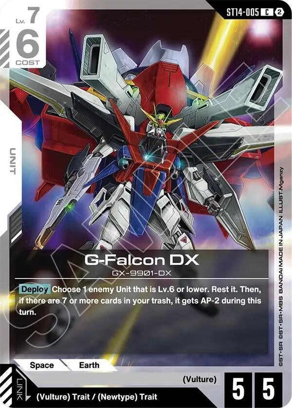 Image for G-Falcon DX [Starter Deck 14: Heavy Dominion] (ST14) - Gundam Card Game