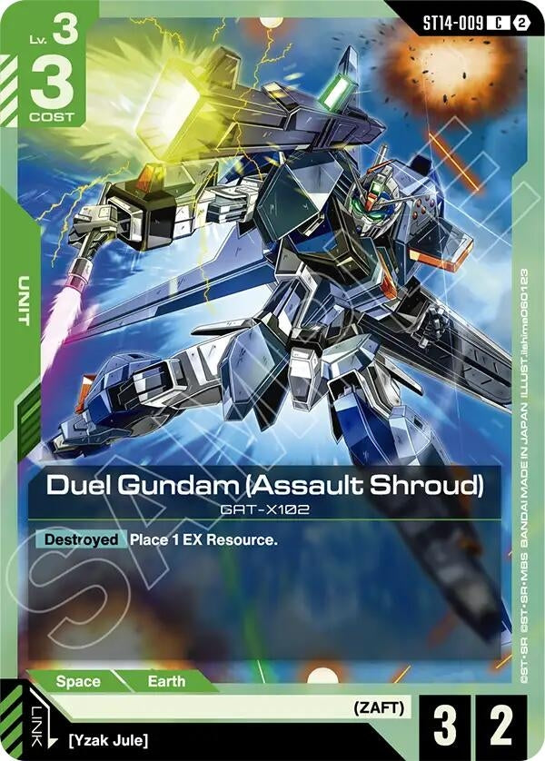 Image for Duel Gundam (Assault Shroud) [Starter Deck 14: Heavy Dominion] (ST14) - Gundam Card Game
