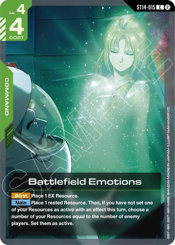 Image for Battlefield Emotions [Starter Deck 14: Heavy Dominion] (ST14) - Gundam Card Game