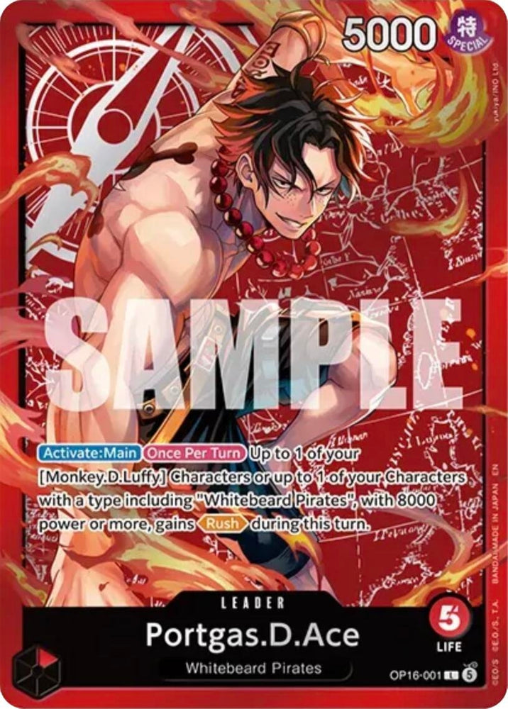 Image for Portgas.D.Ace (Ace Deck) [Set Sail Deck Set] (SD01) - One Piece Card Game