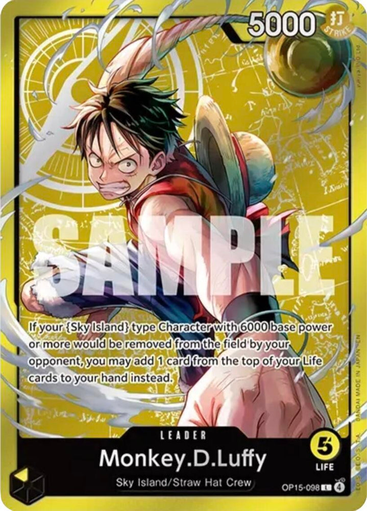 Image for Monkey.D.Luffy (OP15-098) (Luffy Deck) [Set Sail Deck Set] (SD01) - One Piece Card Game