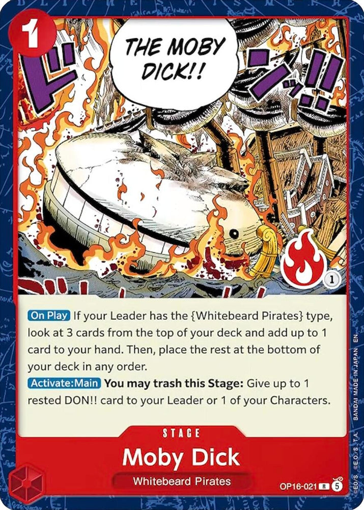 Image for Moby Dick (Ace Deck) [Set Sail Deck Set] (SD01) - One Piece Card Game