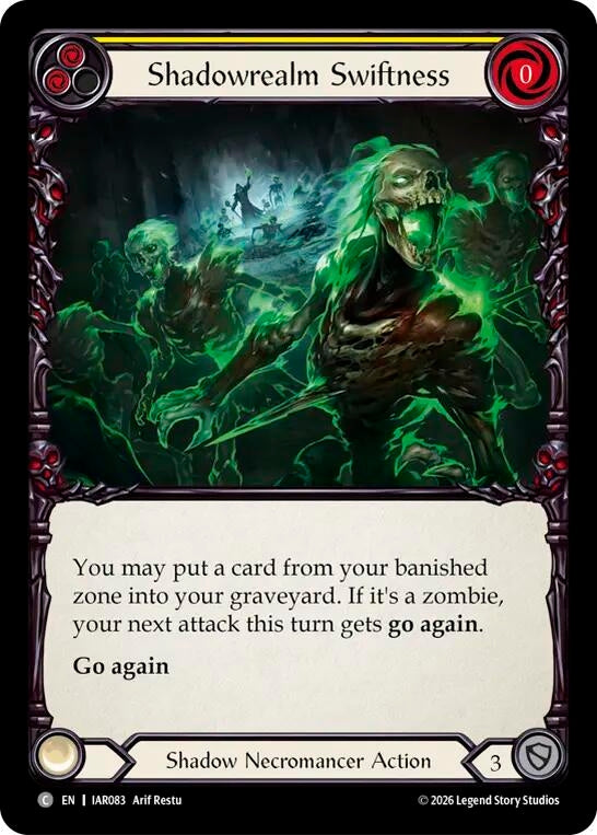 Image for Shadowrealm Swiftness [Usurp the Shadow Throne] (IAR) - Flesh and Blood TCG