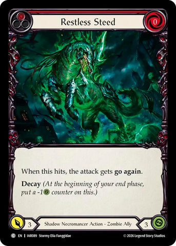 Image for Restless Steed [Usurp the Shadow Throne] (IAR) - Flesh and Blood TCG