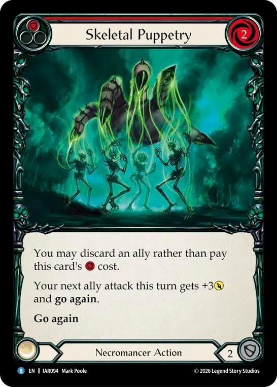 Image for Skeletal Puppetry (Red) [Usurp the Shadow Throne] (IAR) - Flesh and Blood TCG