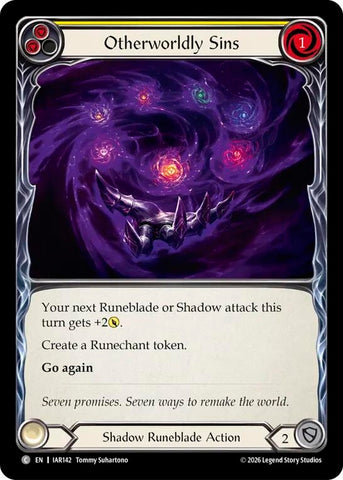 Image for Otherworldly Sins (Yellow) [Usurp the Shadow Throne] (IAR) - Flesh and Blood TCG
