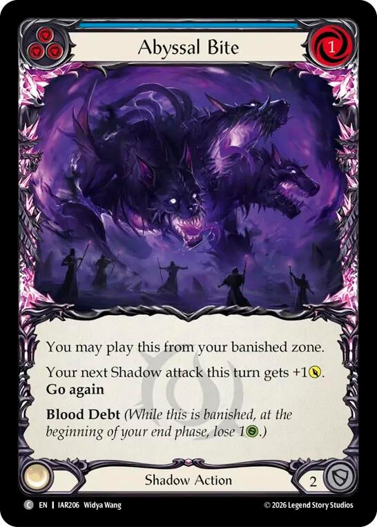 Image for Abyssal Bite [Usurp the Shadow Throne] (IAR) - Flesh and Blood TCG