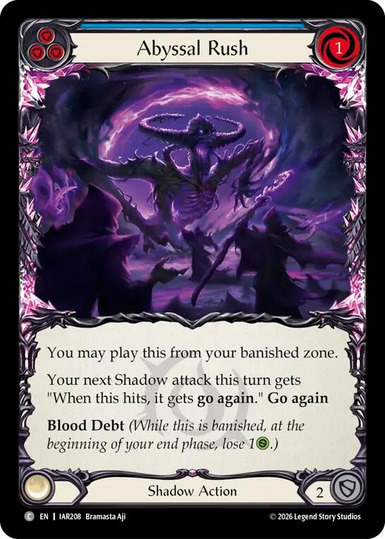 Image for Abyssal Rush [Usurp the Shadow Throne] (IAR) - Flesh and Blood TCG