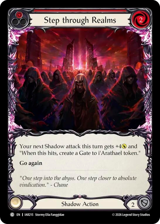Image for Step through Realms (Red) [Usurp the Shadow Throne] (IAR) - Flesh and Blood TCG