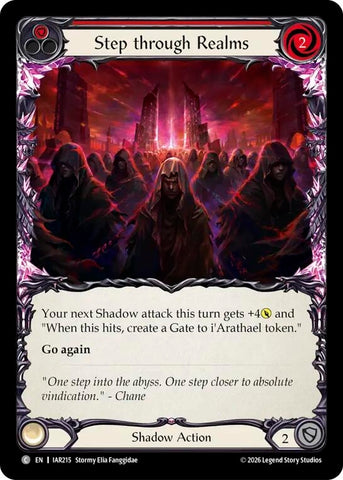 Image for Step through Realms (Red) [Usurp the Shadow Throne] (IAR) - Flesh and Blood TCG