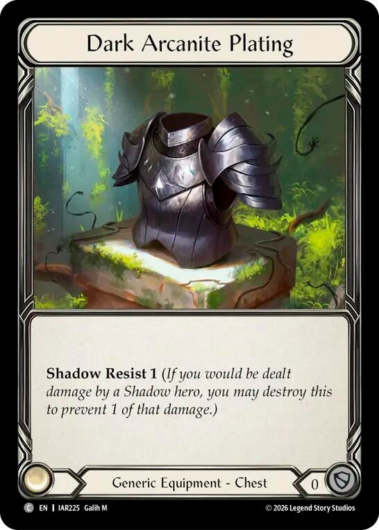 Image for Dark Arcanite Plating [Usurp the Shadow Throne] (IAR) - Flesh and Blood TCG