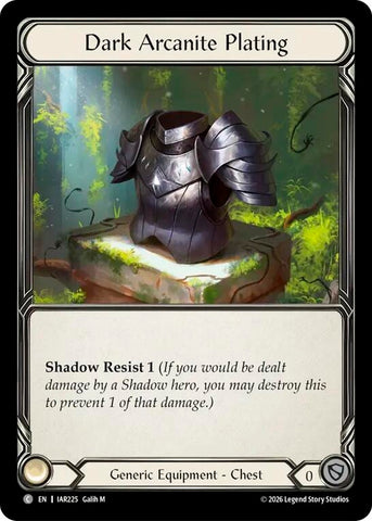 Image for Dark Arcanite Plating [Usurp the Shadow Throne] (IAR) - Flesh and Blood TCG