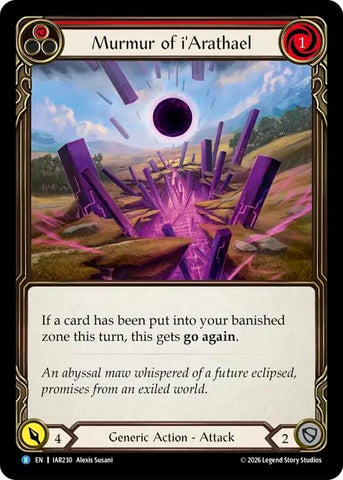 Image for Murmur of i'Arathael [Usurp the Shadow Throne] (IAR) - Flesh and Blood TCG
