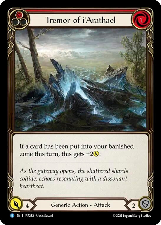 Image for Tremor of i'Arathael [Usurp the Shadow Throne] (IAR) - Flesh and Blood TCG