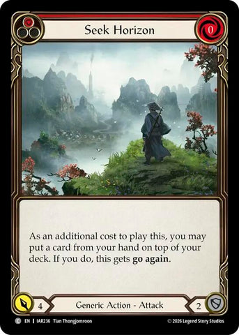 Image for Seek Horizon (Red) [Usurp the Shadow Throne] (IAR) - Flesh and Blood TCG