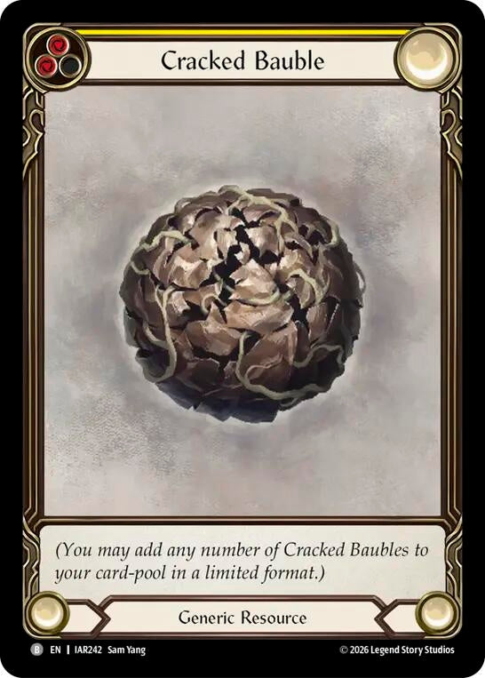 Image for Cracked Bauble [Usurp the Shadow Throne] (IAR) - Flesh and Blood TCG