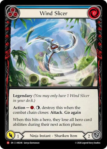 Image for Wind Slicer [Usurp the Shadow Throne] (IAR) - Flesh and Blood TCG