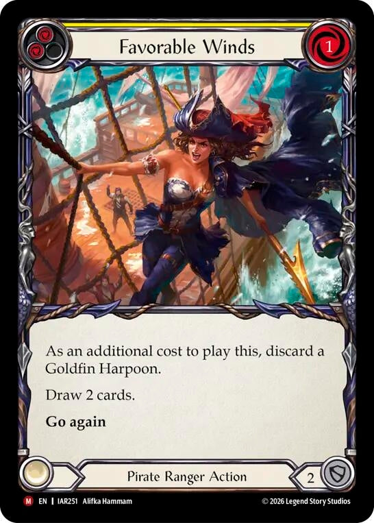 Image for Favorable Winds [Usurp the Shadow Throne] (IAR) - Flesh and Blood TCG