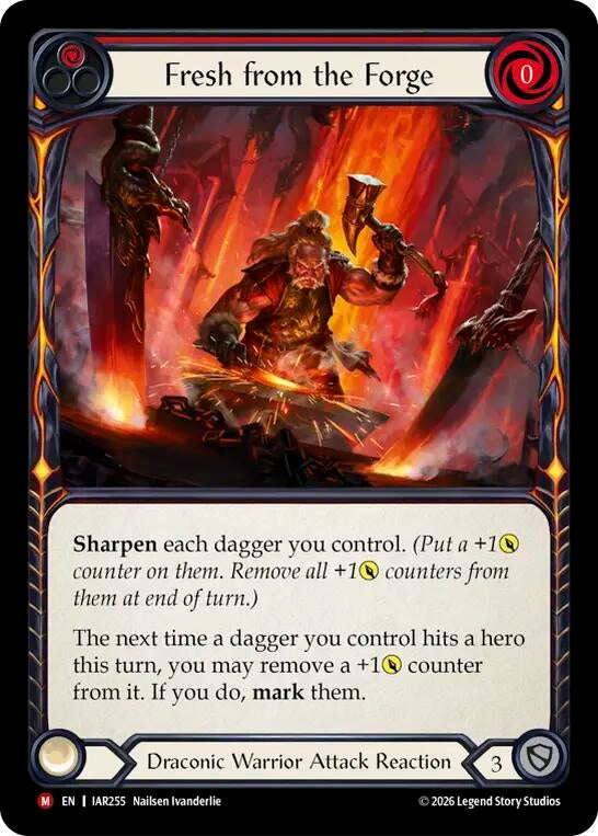 Image for Fresh from the Forge [Usurp the Shadow Throne] (IAR) - Flesh and Blood TCG