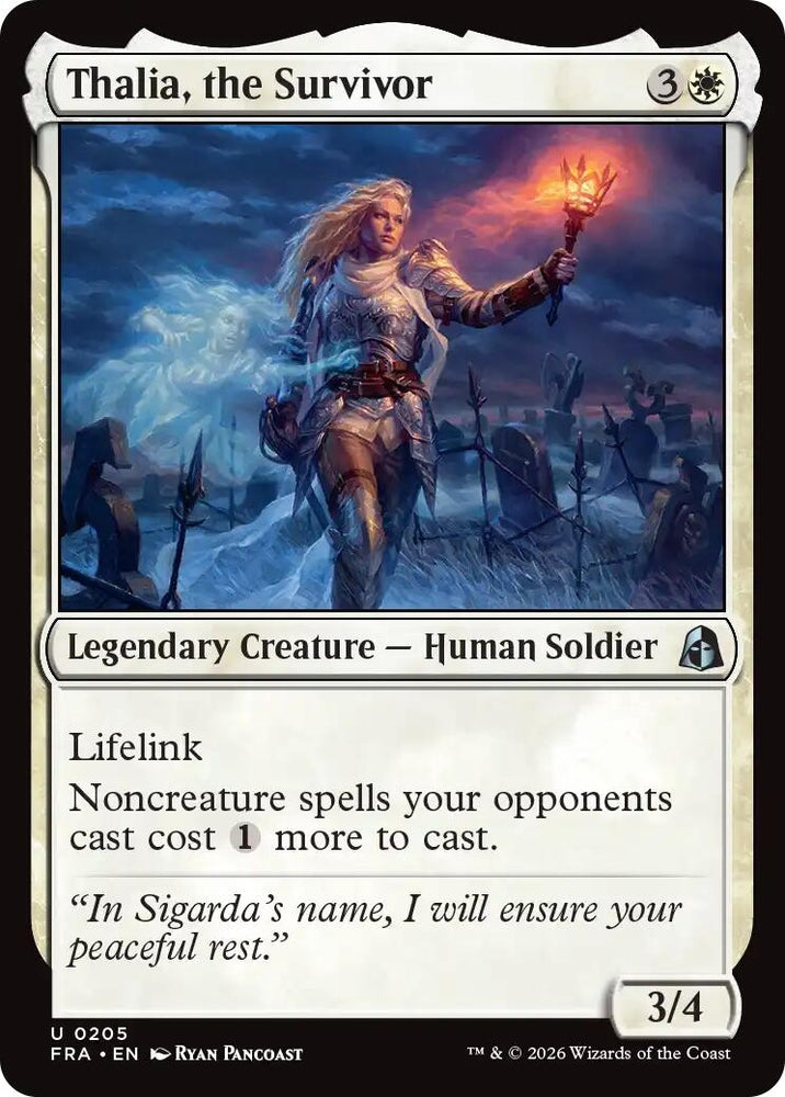Image for Thalia, the Survivor (205) [Reality Fracture] (FRA) - Magic: The Gathering