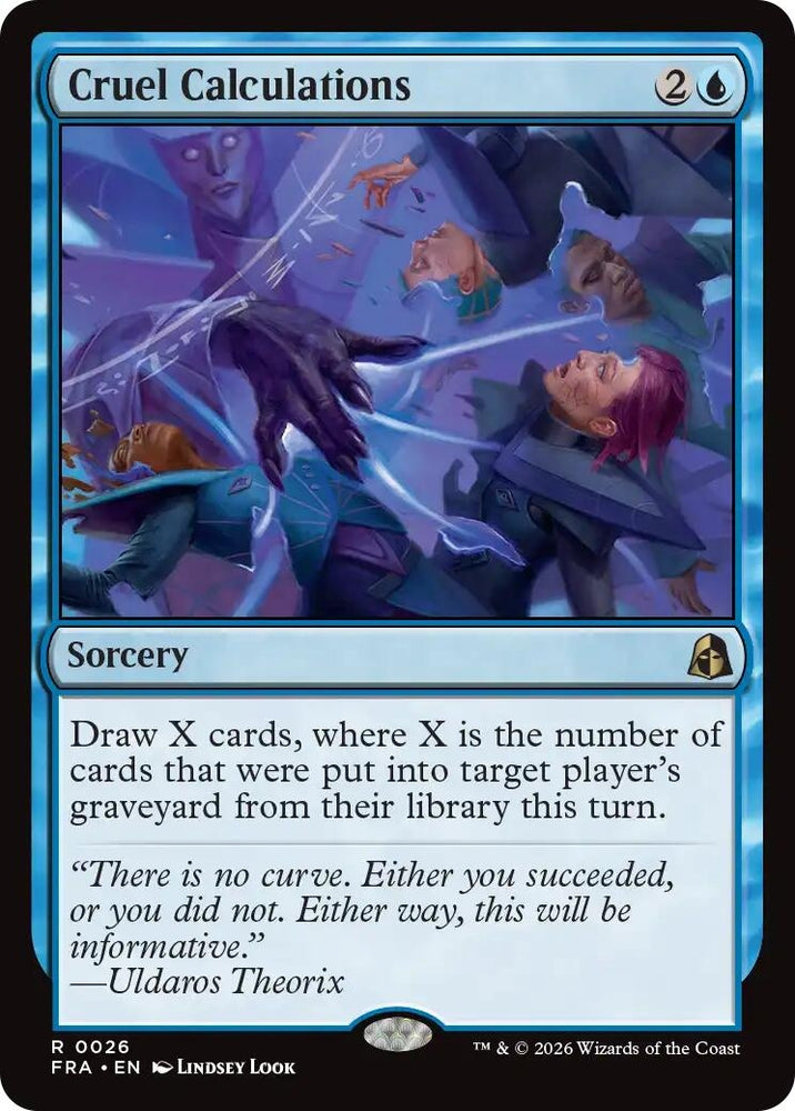 Image for Cruel Calculations (26) [Reality Fracture] (FRA) - Magic: The Gathering