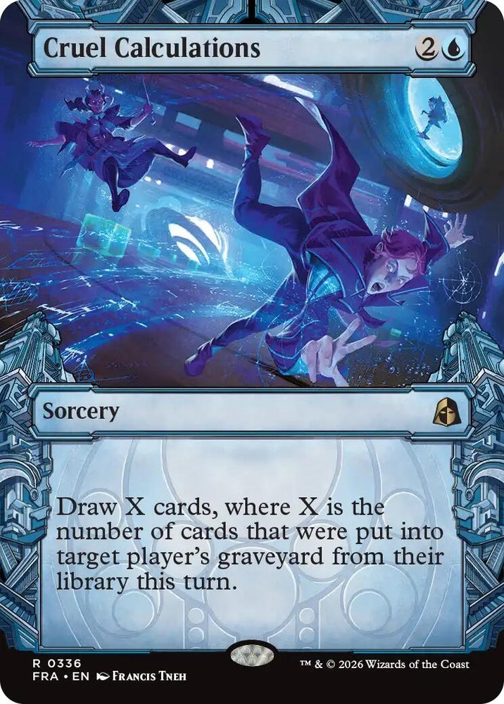 Image for Cruel Calculations (Showcase) (336) [Reality Fracture] (FRA) - Magic: The Gathering