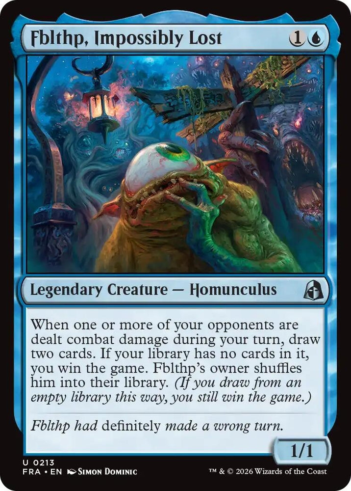 Image for Fblthp, Impossibly Lost (213) [Reality Fracture] (FRA) - Magic: The Gathering