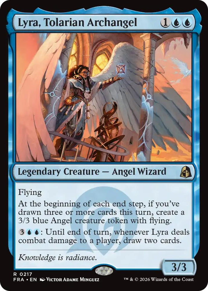Image for Lyra, Tolarian Archangel (217) [Reality Fracture] (FRA) - Magic: The Gathering