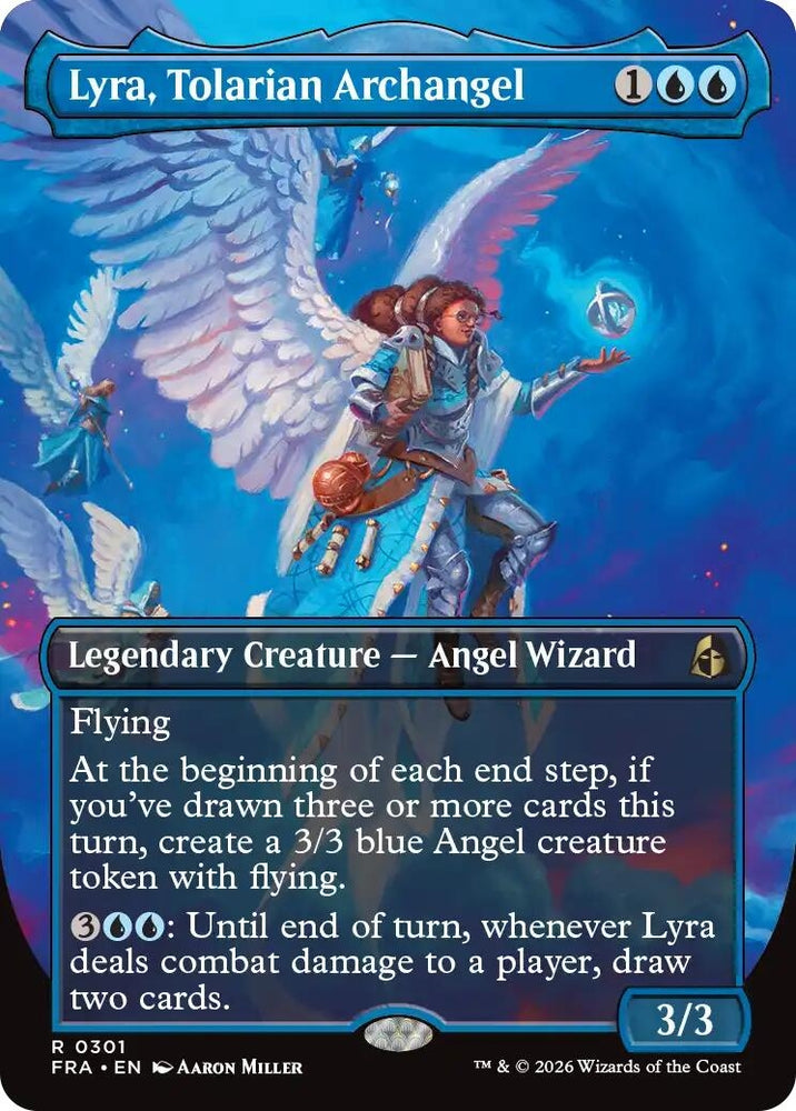 Image for Lyra, Tolarian Archangel (Borderless) (301) [Reality Fracture] (FRA) - Magic: The Gathering