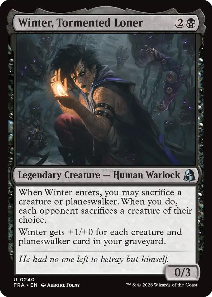 Image for Winter, Tormented Loner (240) [Reality Fracture] (FRA) - Magic: The Gathering