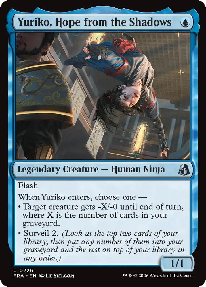 Image for Yuriko, Hope from the Shadows (226) [Reality Fracture] (FRA) - Magic: The Gathering