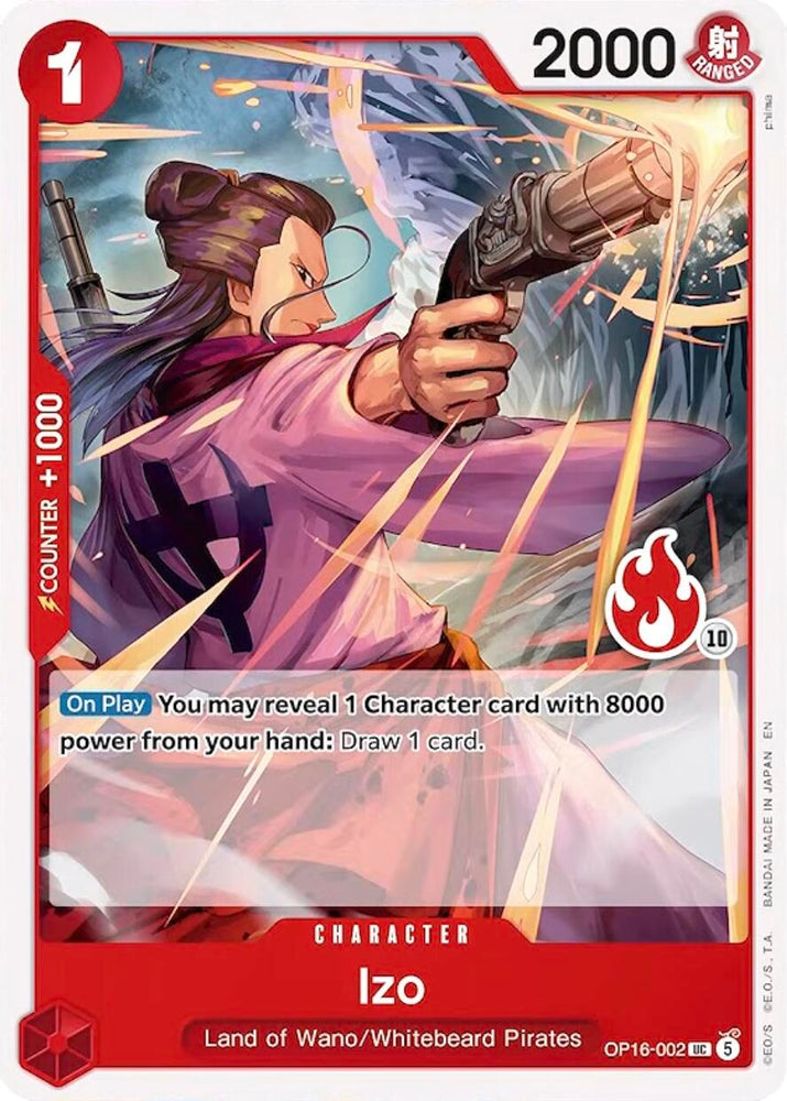 Image for Izo (Ace Deck) [Set Sail Deck Set] (SD01) - One Piece Card Game