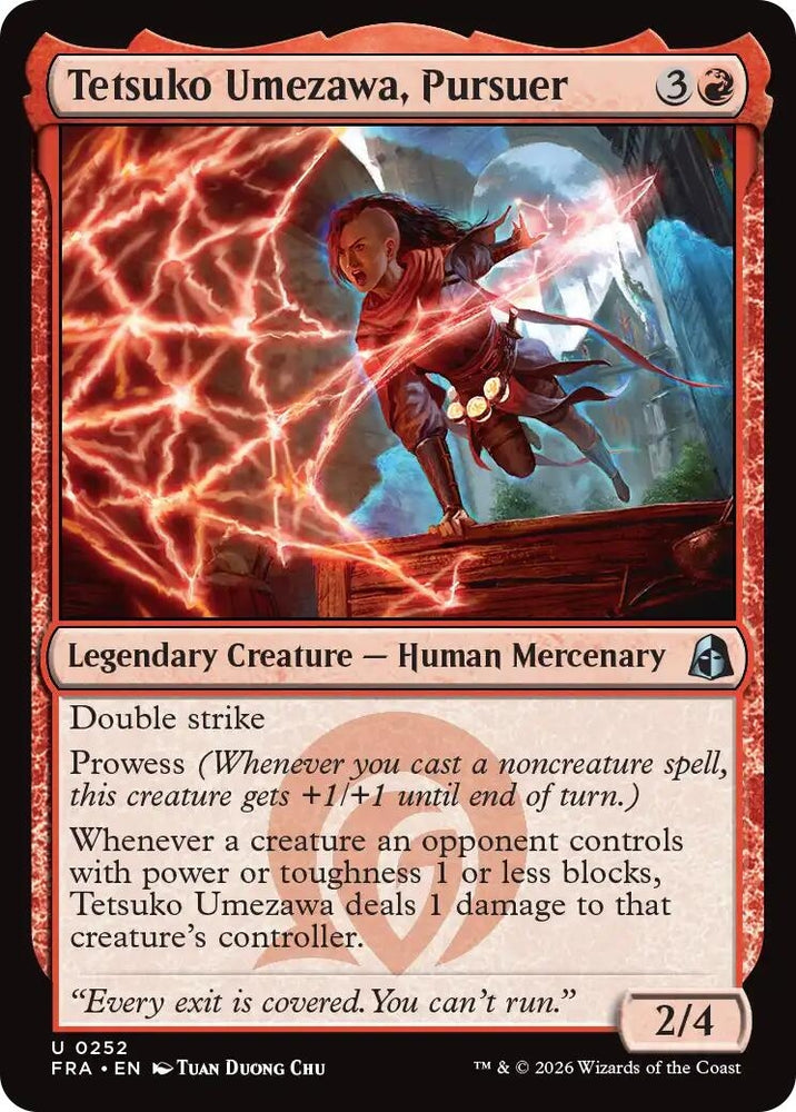 Image for Tetsuko Umezawa, Pursuer (252) [Reality Fracture] (FRA) - Magic: The Gathering
