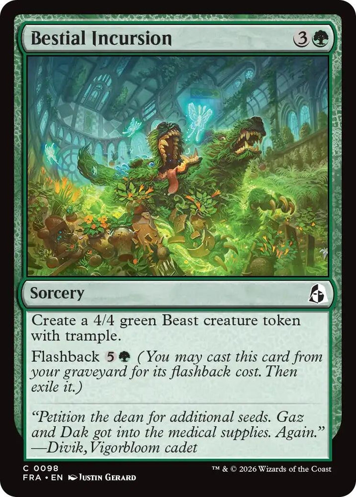 Image for Bestial Incursion (98) [Reality Fracture] (FRA) - Magic: The Gathering