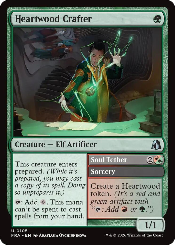 Image for Heartwood Crafter (105) [Reality Fracture] (FRA) - Magic: The Gathering