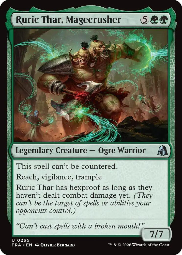 Image for Ruric Thar, Magecrusher (265) [Reality Fracture] (FRA) - Magic: The Gathering