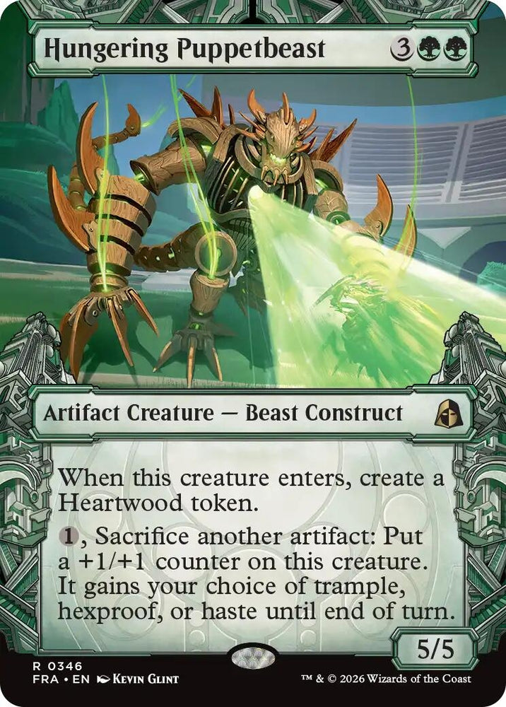 Image for Hungering Puppetbeast (Showcase) (346) [Reality Fracture] (FRA) - Magic: The Gathering