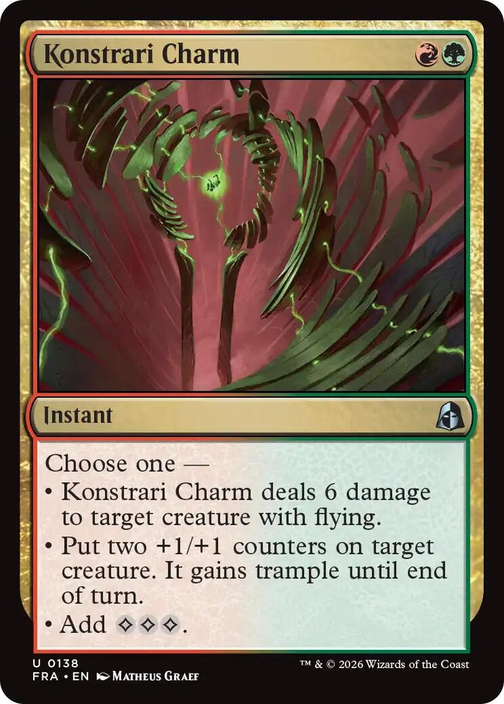 Image for Konstrari Charm (138) [Reality Fracture] (FRA) - Magic: The Gathering