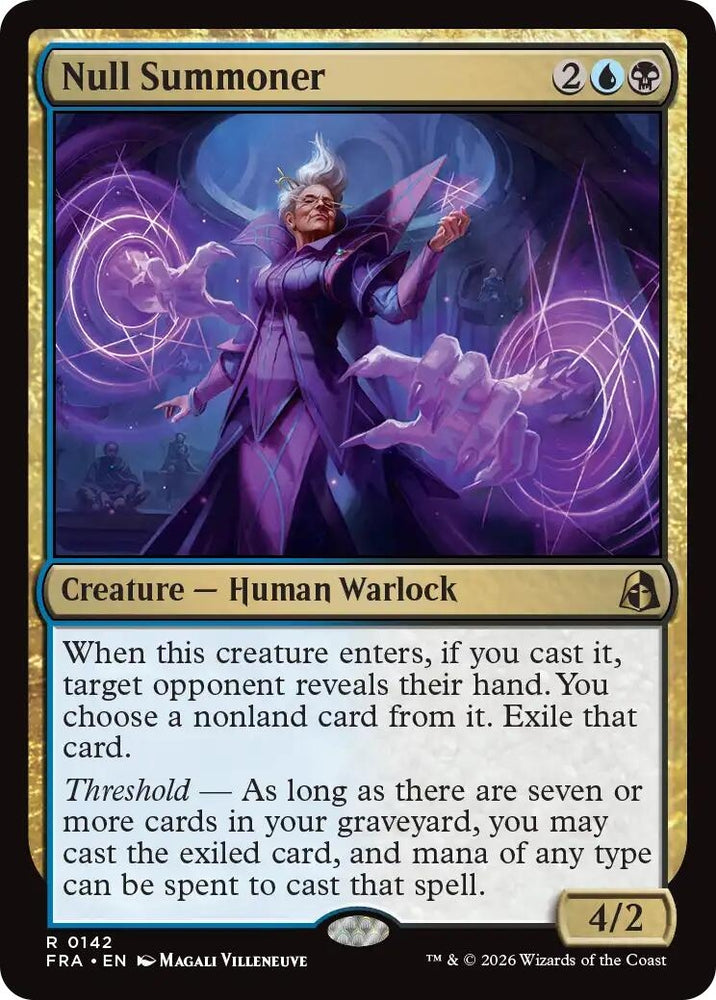 Image for Null Summoner (142) [Reality Fracture] (FRA) - Magic: The Gathering