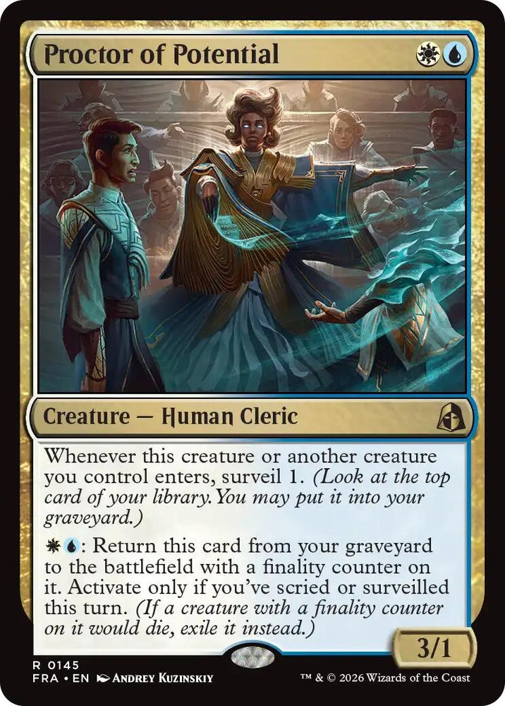 Image for Proctor of Potential (145) [Reality Fracture] (FRA) - Magic: The Gathering