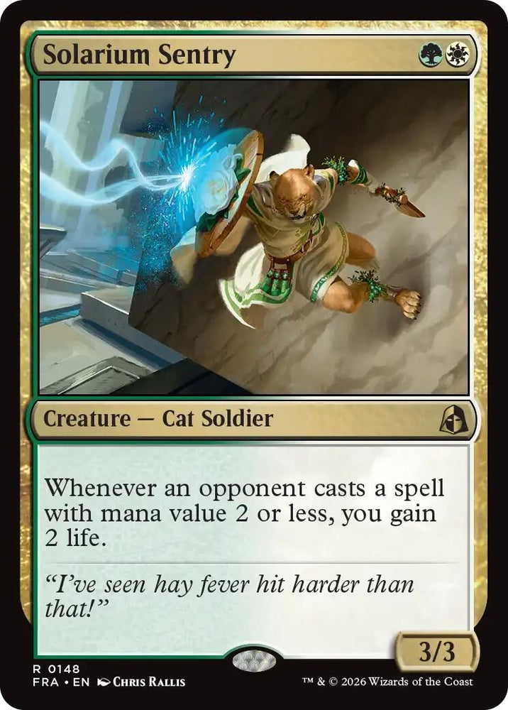 Image for Solarium Sentry (148) [Reality Fracture] (FRA) - Magic: The Gathering