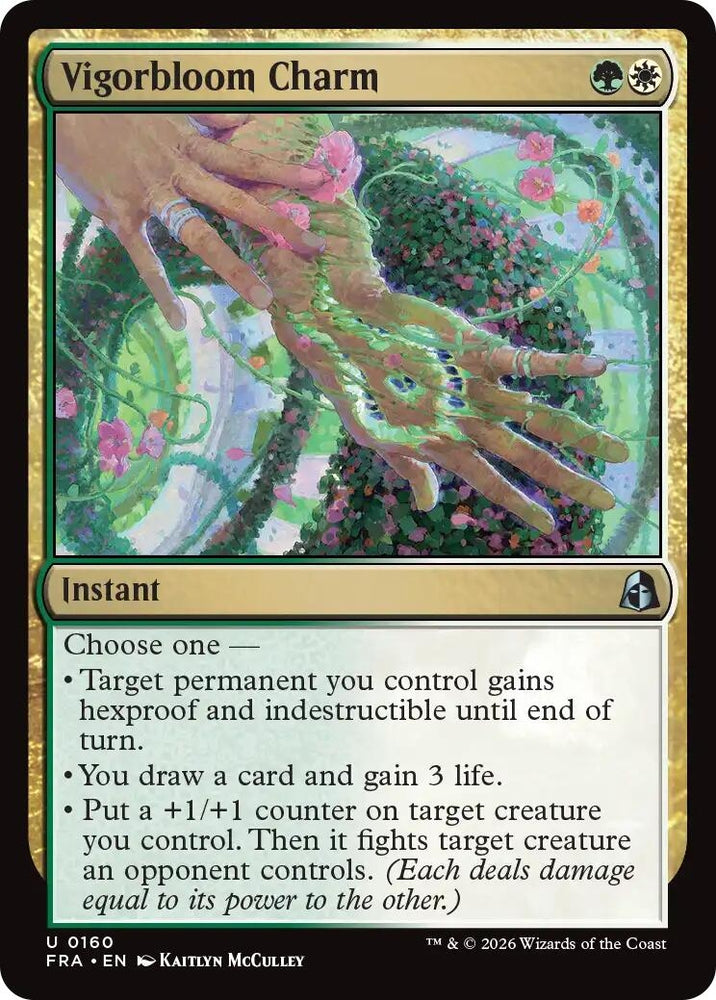 Image for Vigorbloom Charm (160) [Reality Fracture] (FRA) - Magic: The Gathering