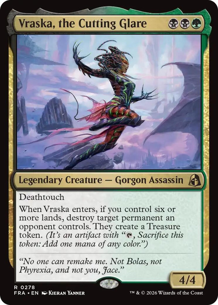 Image for Vraska, the Cutting Glare (278) [Reality Fracture] (FRA) - Magic: The Gathering