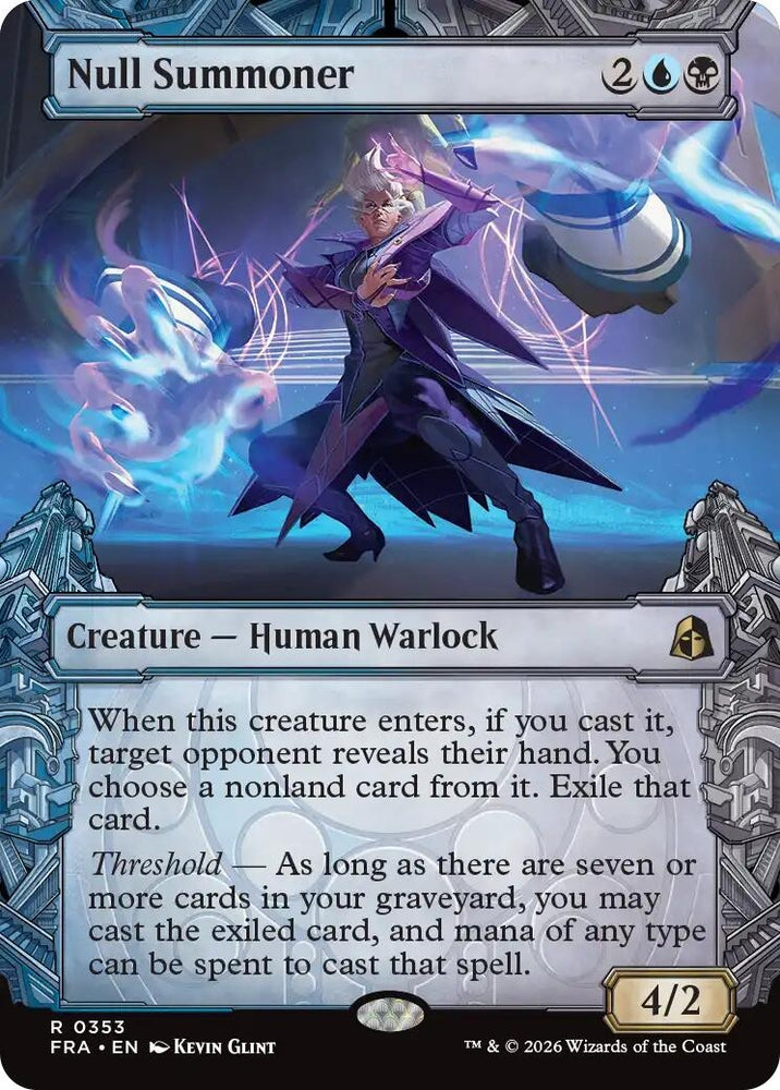 Image for Null Summoner (Showcase) (353) [Reality Fracture] (FRA) - Magic: The Gathering