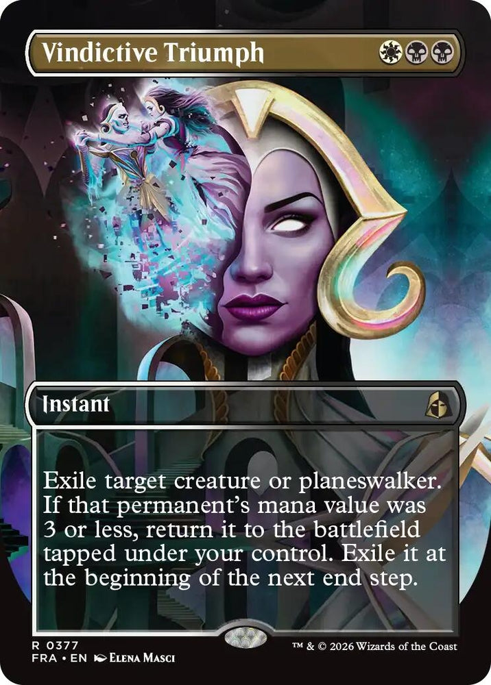 Image for Vindictive Triumph (Borderless) (377) [Reality Fracture] (FRA) - Magic: The Gathering