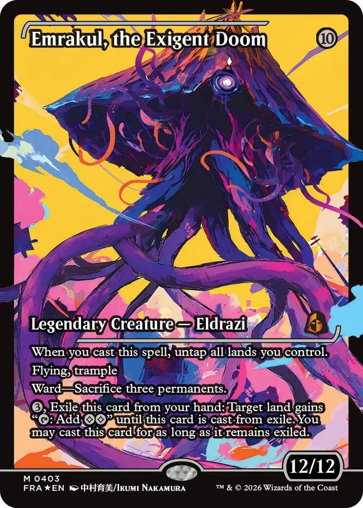 Image for Emrakul, the Exigent Doom (Showcase) (403) [Reality Fracture] (FRA) - Magic: The Gathering
